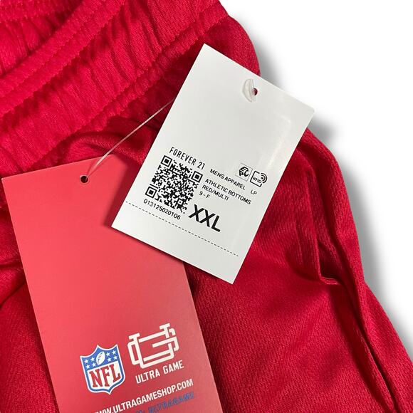 Kansas City Chiefs Mens XXL Mesh Shorts Forever 21 NFL Team Apparel 2XL Red KC - Picture 10 of 14